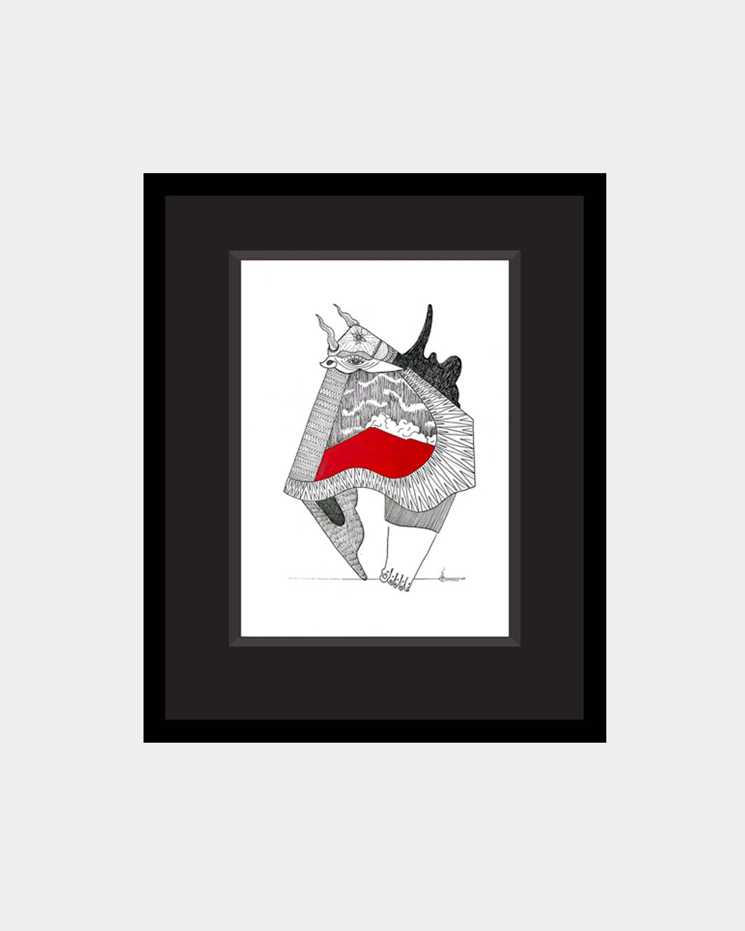 Obras Los Toros Danzantes con el Volcán de Fuego / Artista Luis Caal