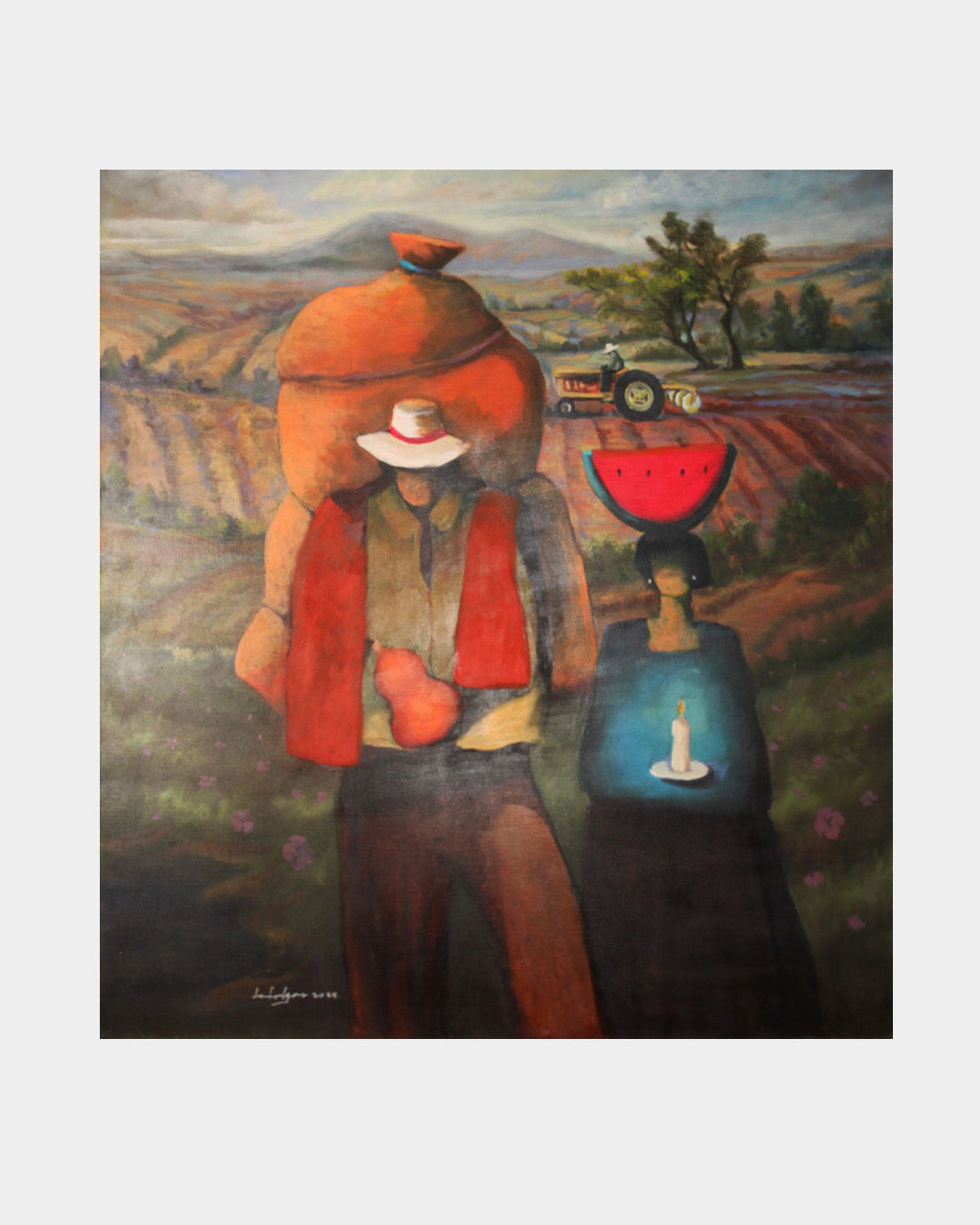 Obras Cosecha del amor / Artista Juan Carlos Folgar