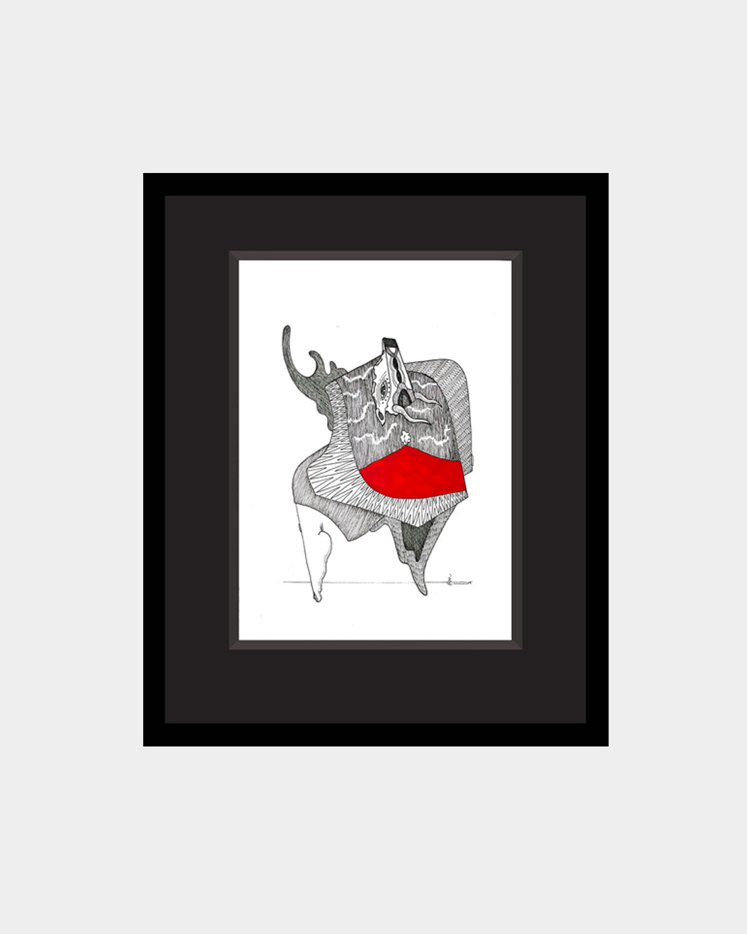 Obras Los Toros Danzantes con el Volcán de Fuego / Artista Luis Caal