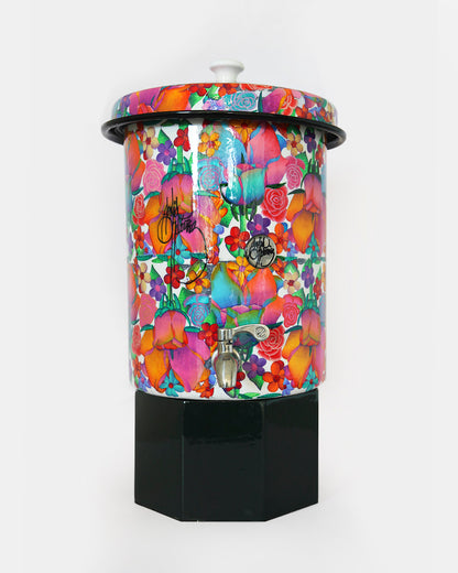 Ecofiltro intervenido / Artista David Ordoñez