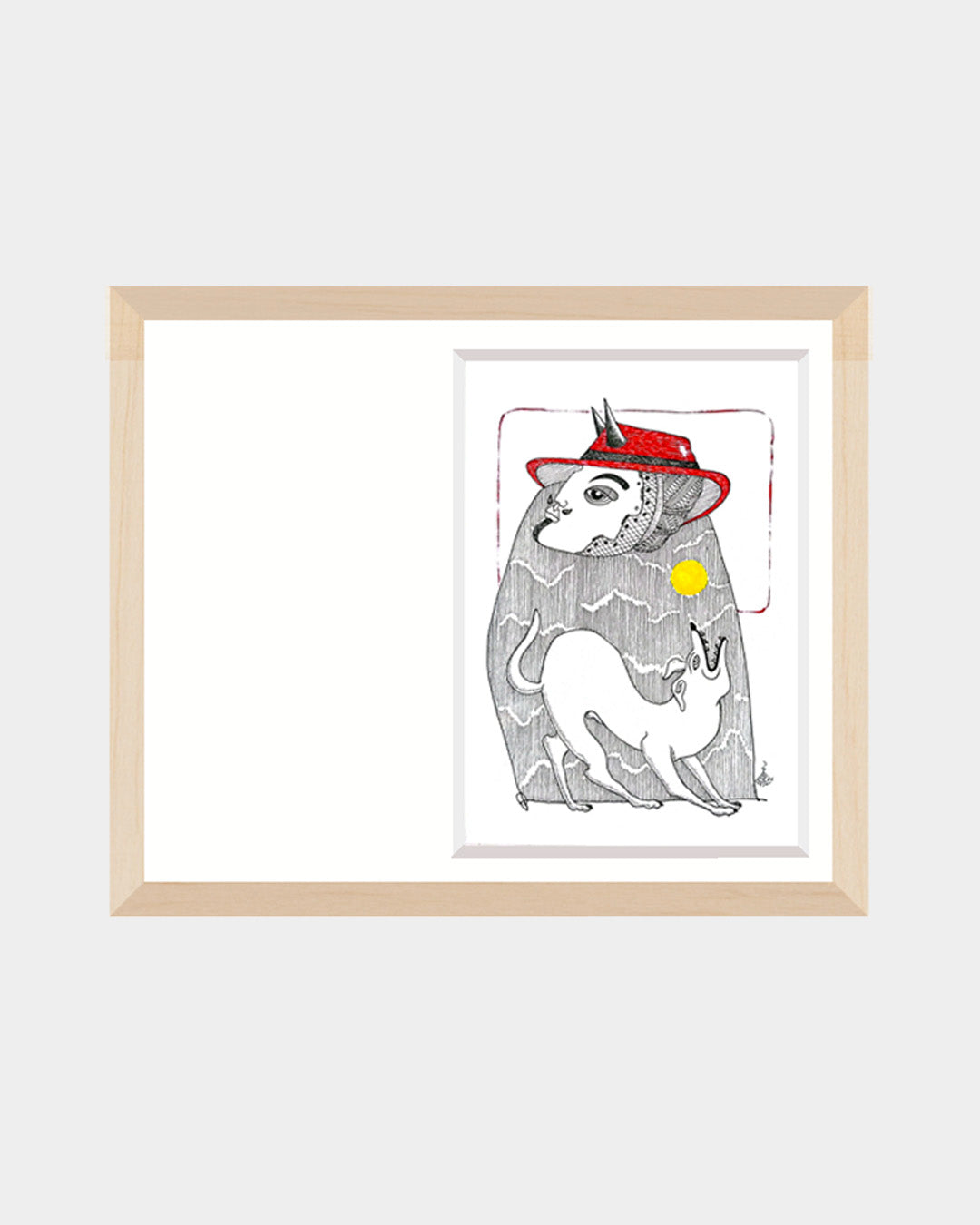 Obra Diablito y Cadejo / Artista Luis Caal