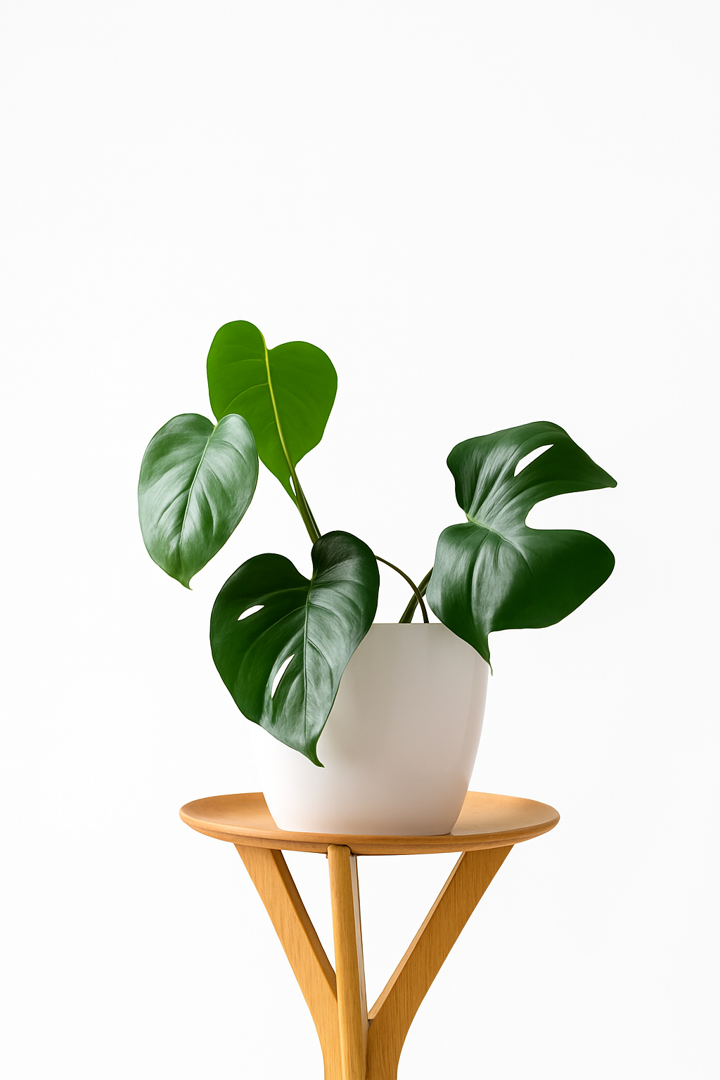 Planta con fondo blanco