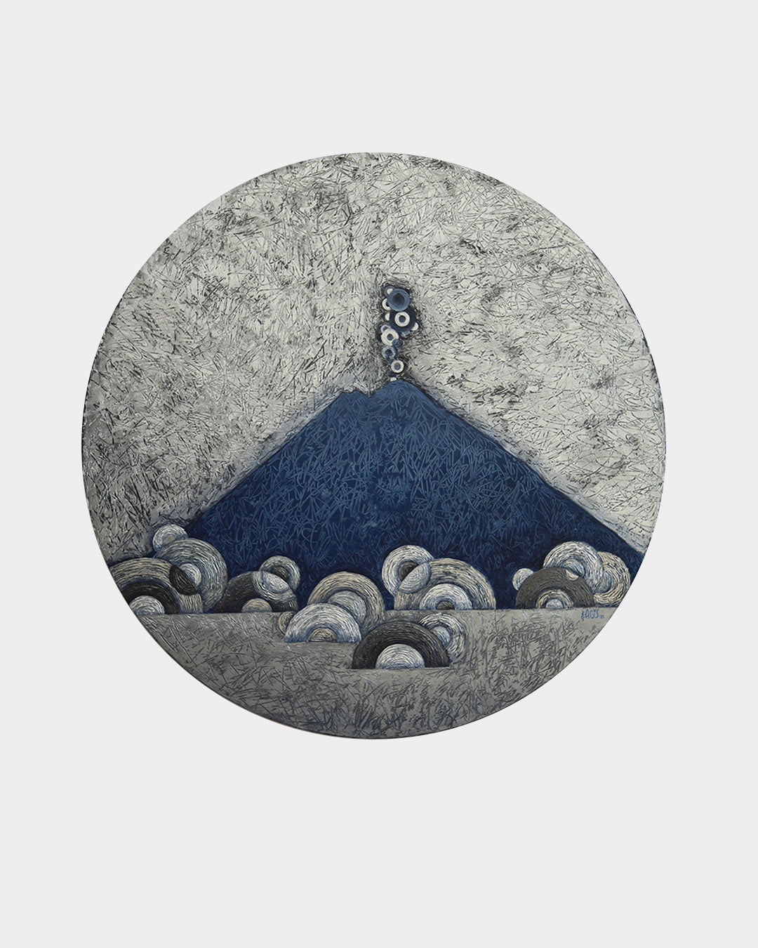 Obra Volcán Arenal Costa Rica / Artista Rosana Lagos
